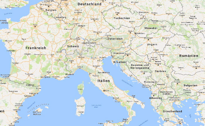 GoogleMapsEuropa